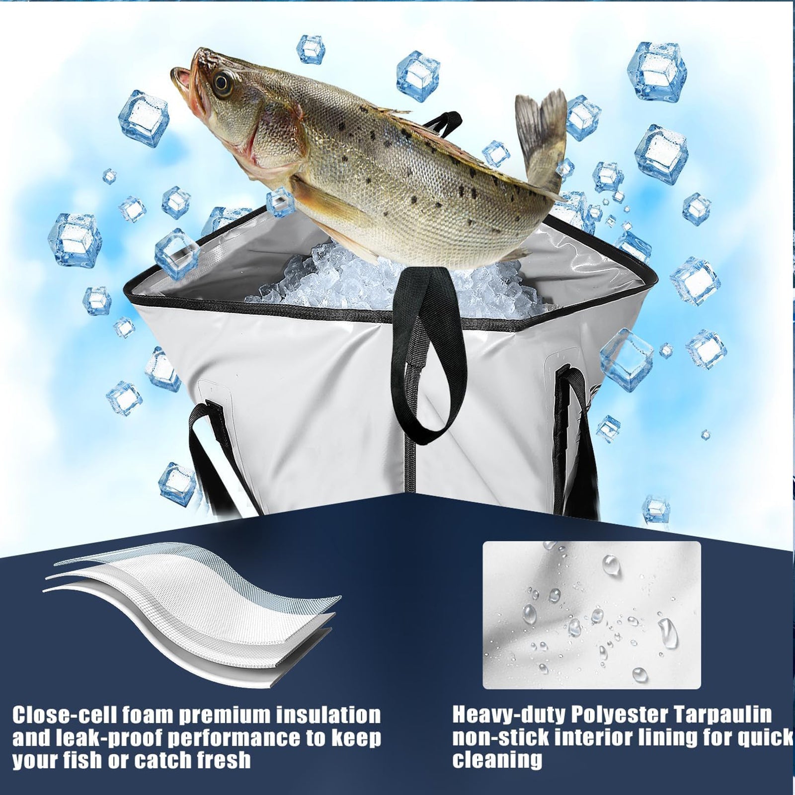 48x18" Insulated Fish Cooler Bag